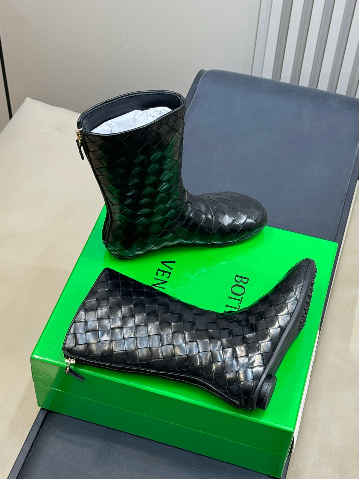 Bottega Veneta SIZE35-41 Black & Green Boots EU 35-41 - detail image 8