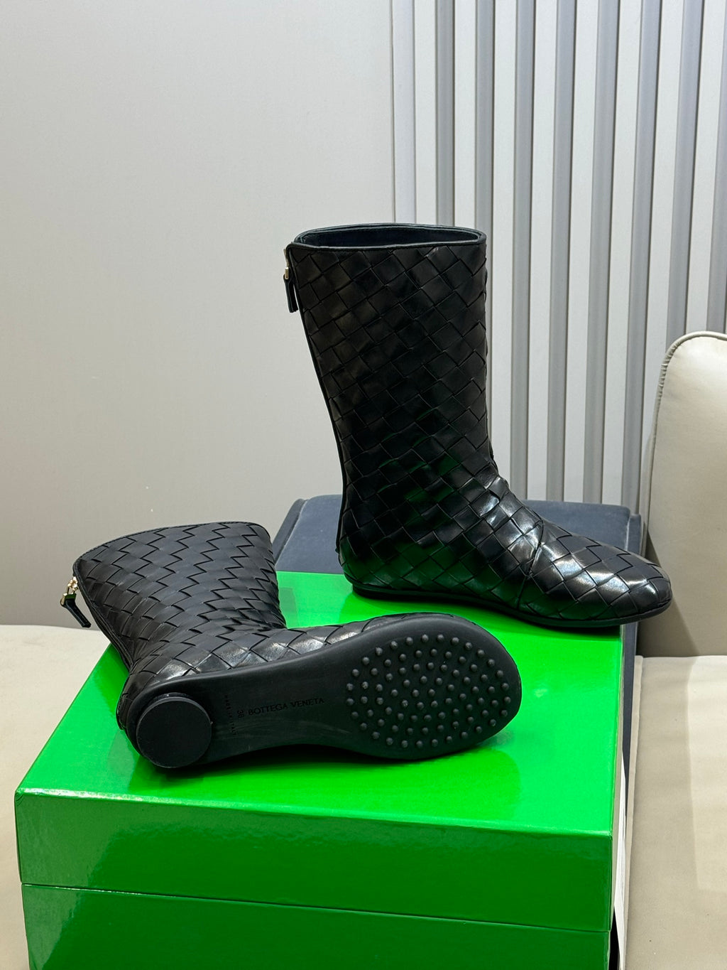 Bottega Veneta SIZE35-41 Black & Green Boots EU 35-41 - detail image 9