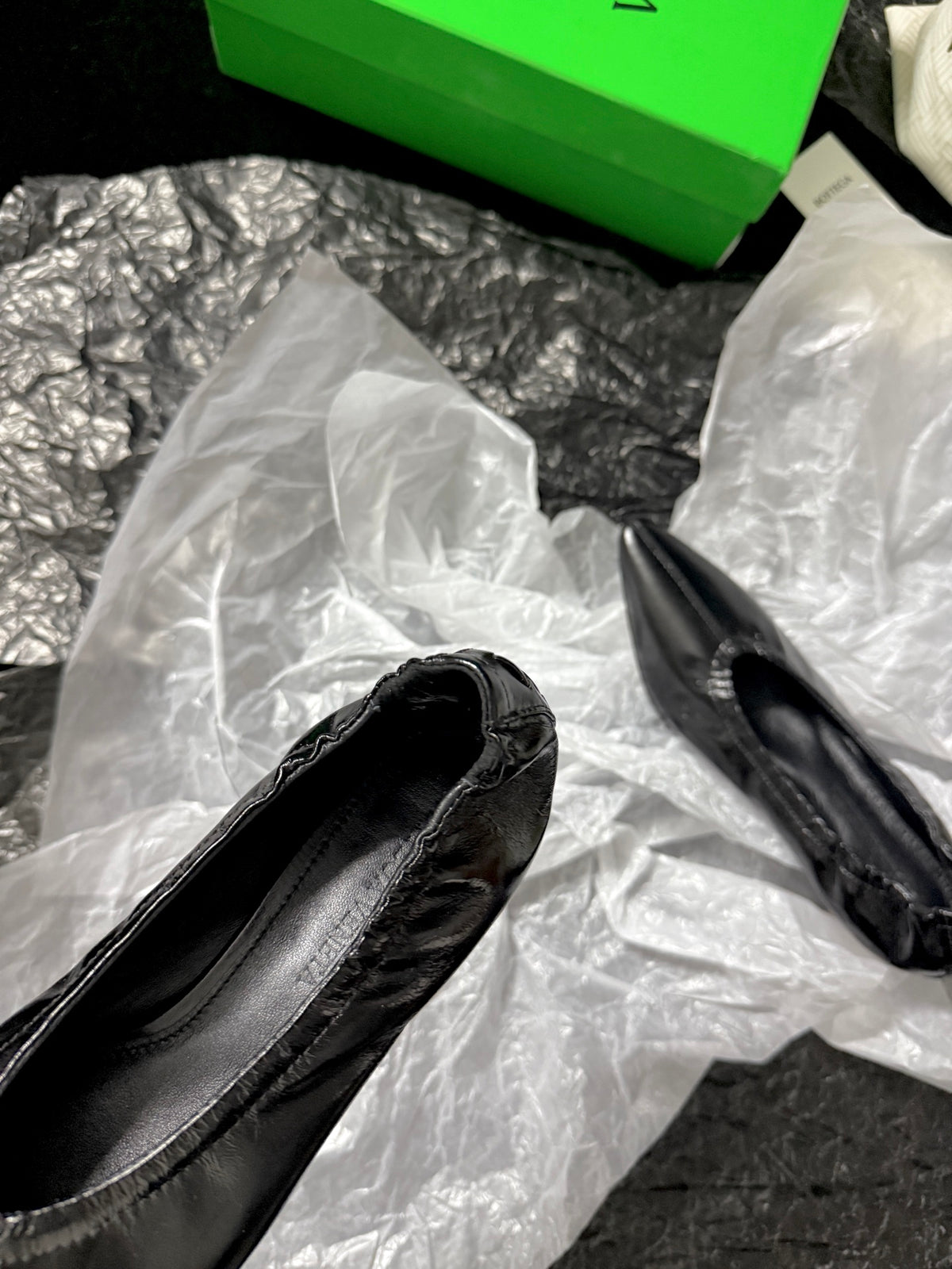 Bottega Veneta 40.41.42 Black & Green Heels EU 35-39 - detail image 6