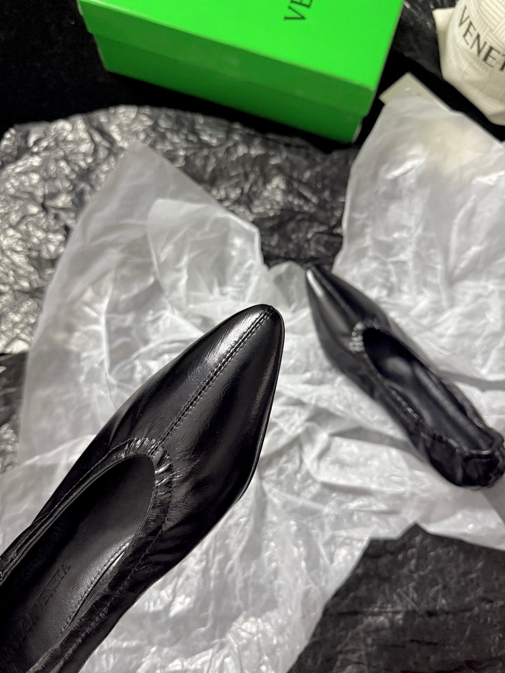 Bottega Veneta 40.41.42 Black & Green Heels EU 35-39 - detail image 5
