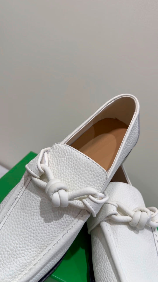 Bottega Veneta White Flats EU 35-39