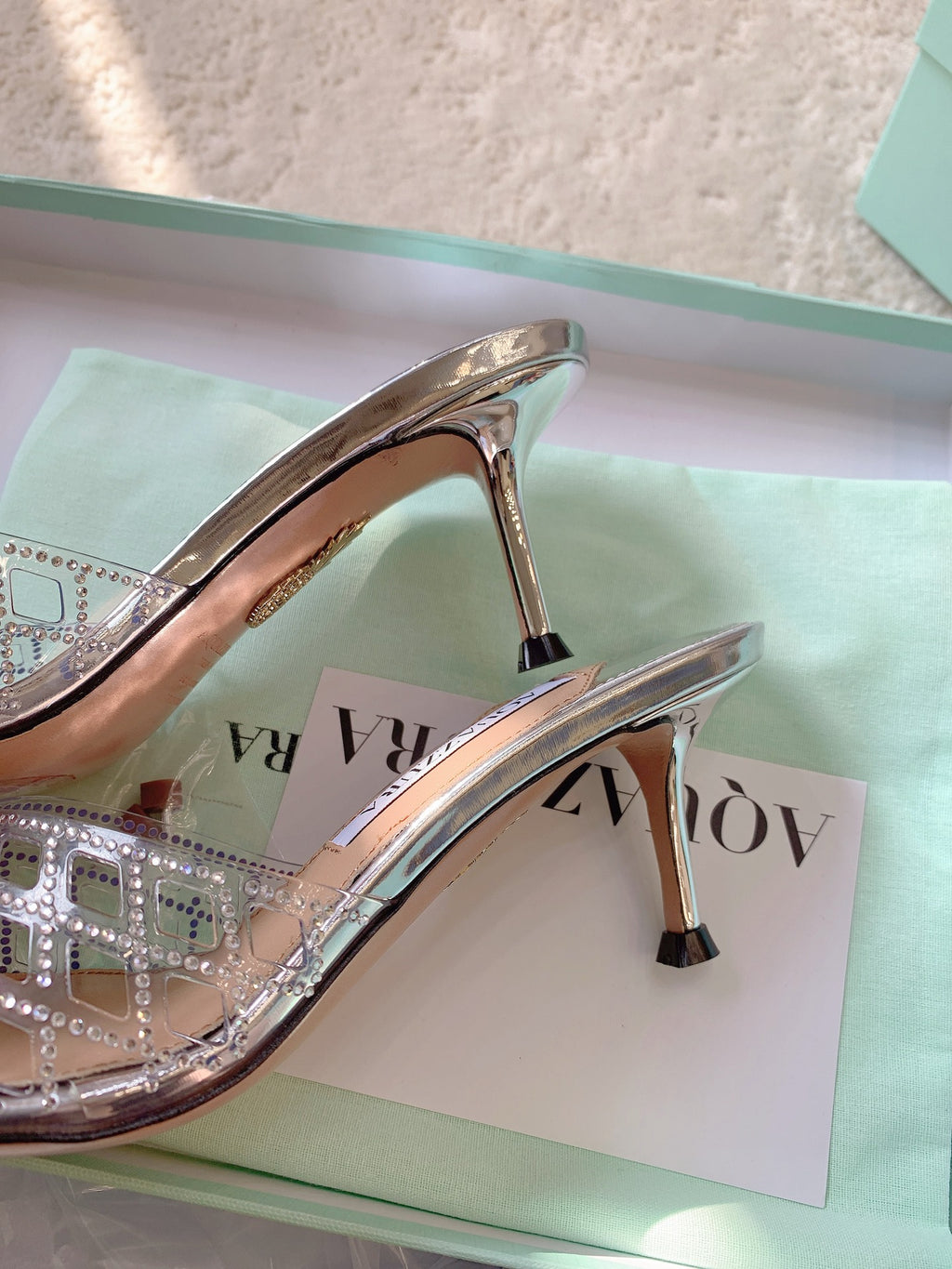 Aquazzura Gray Designer Shoes EU 34-42 Edition 6 - detail image 7