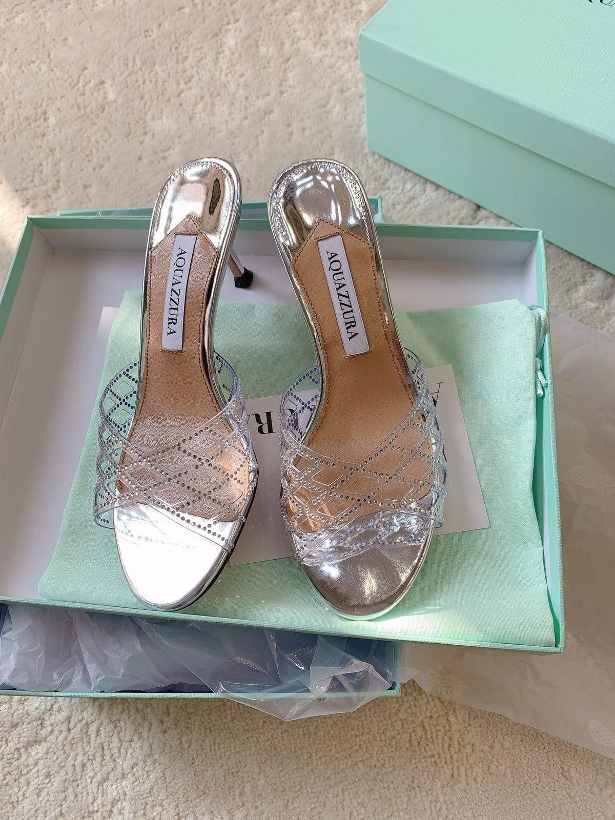 Aquazzura Gray Designer Shoes EU 34-42 Edition 6