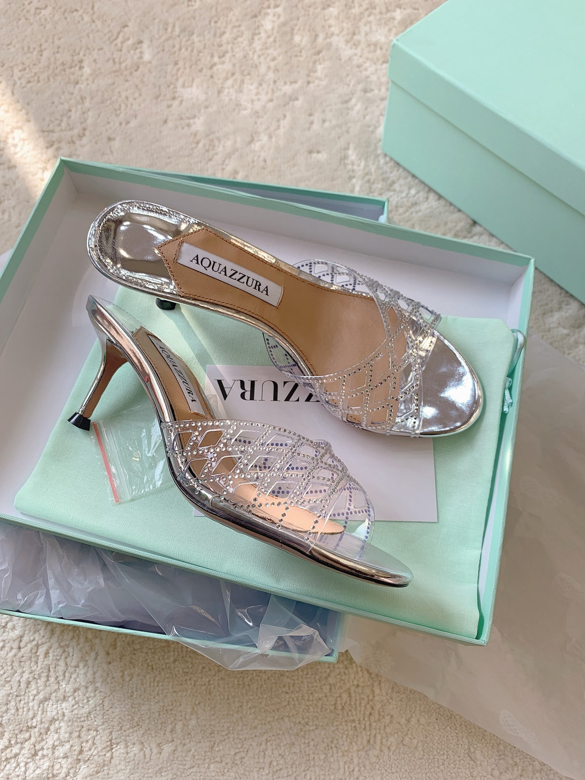 Aquazzura Gray Designer Shoes EU 34-42 Edition 6 - detail image 2