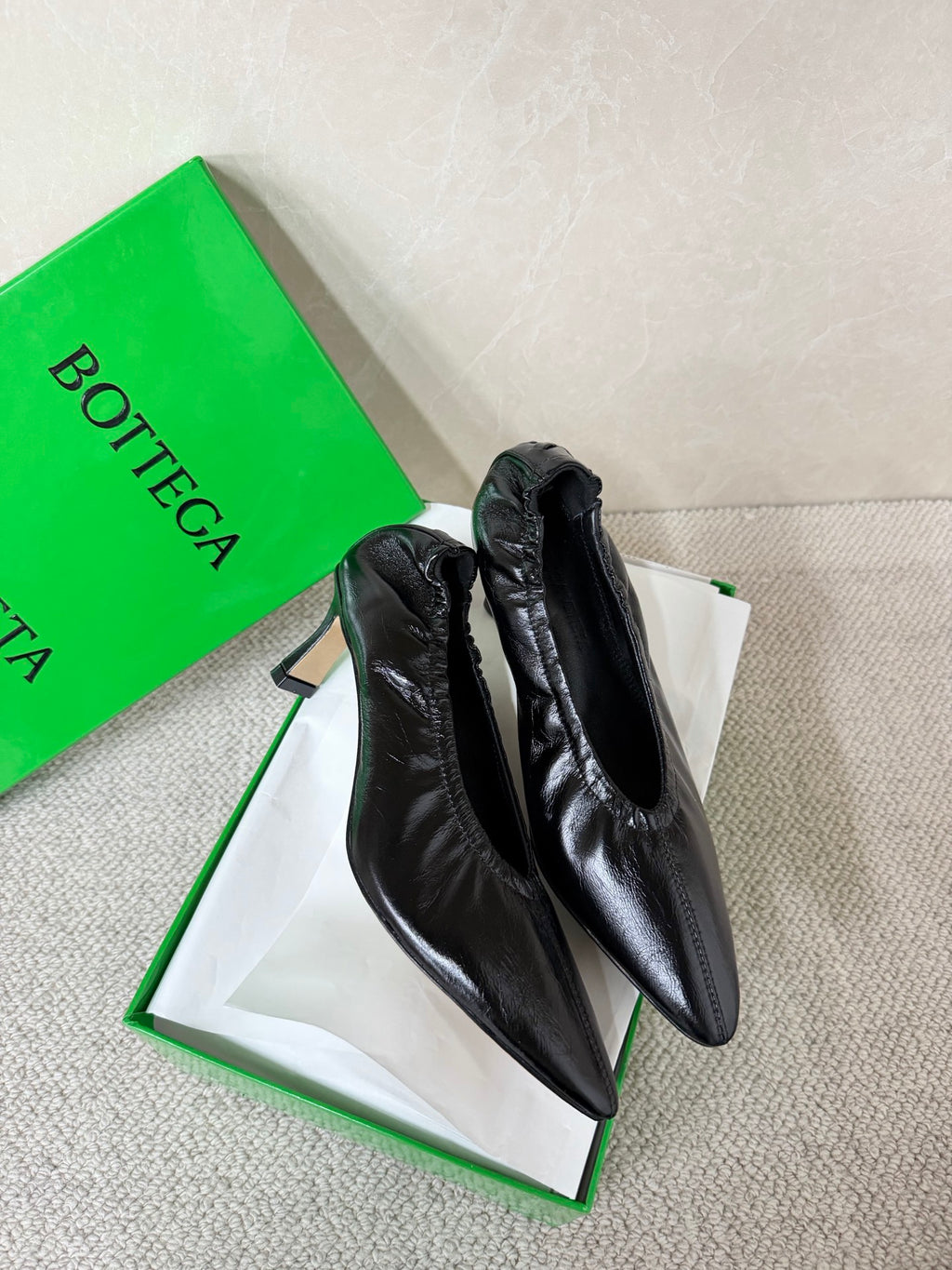 Bottega Veneta Black & Green Heels EU 35-42 Edition 2 - detail image 2