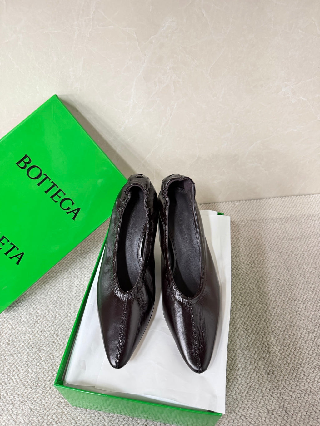 Bottega Veneta Black & Green Heels EU 35-42