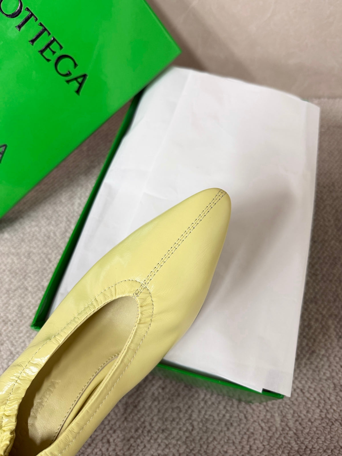 Bottega Veneta Gold & Green Designer Shoes EU 35-42 - detail image 4