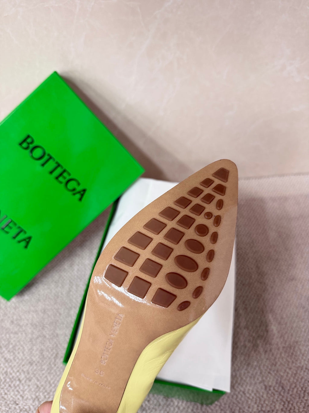 Bottega Veneta Gold & Green Designer Shoes EU 35-42 - detail image 5