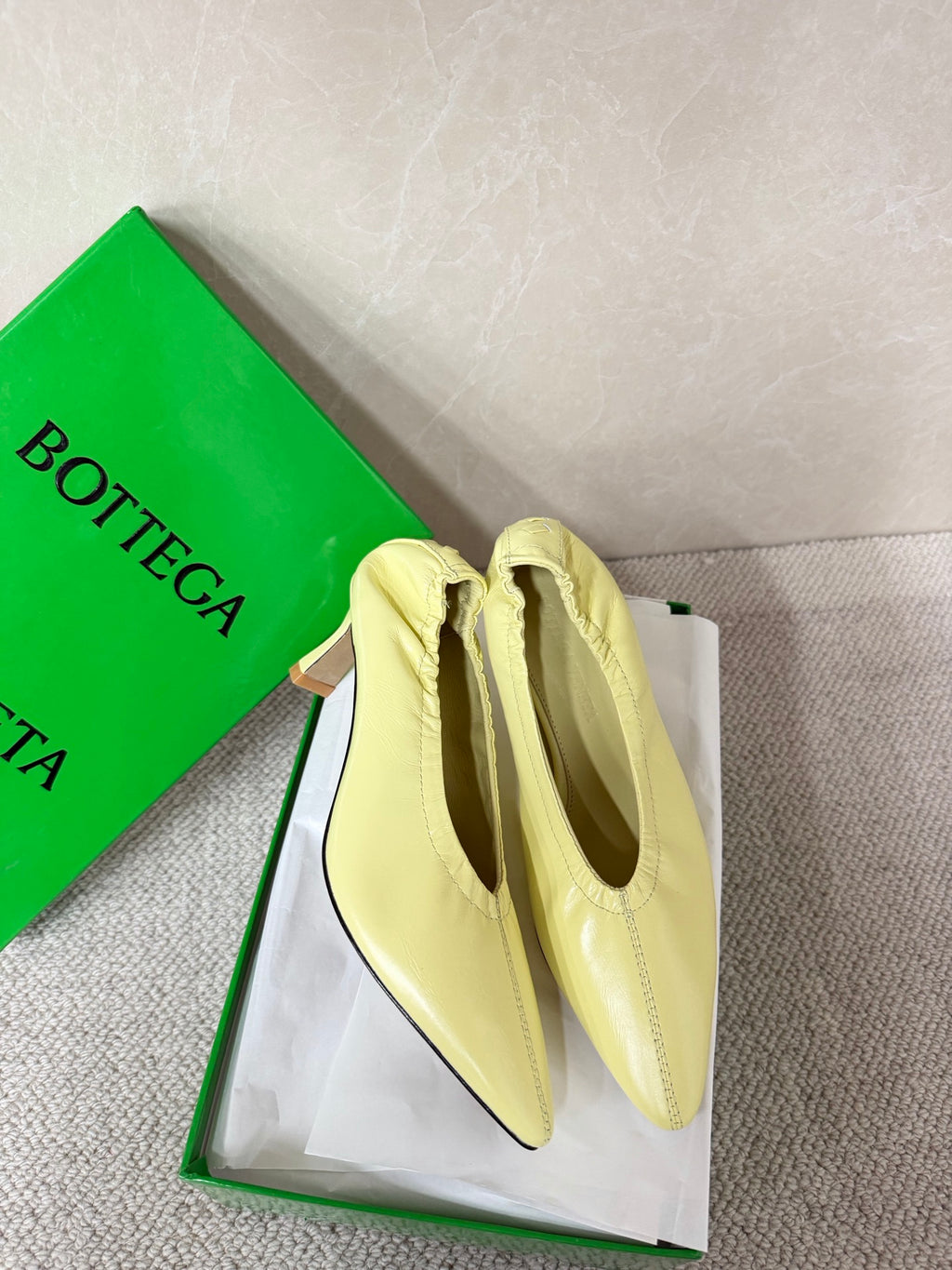 Bottega Veneta Gold & Green Designer Shoes EU 35-42 - detail image 3