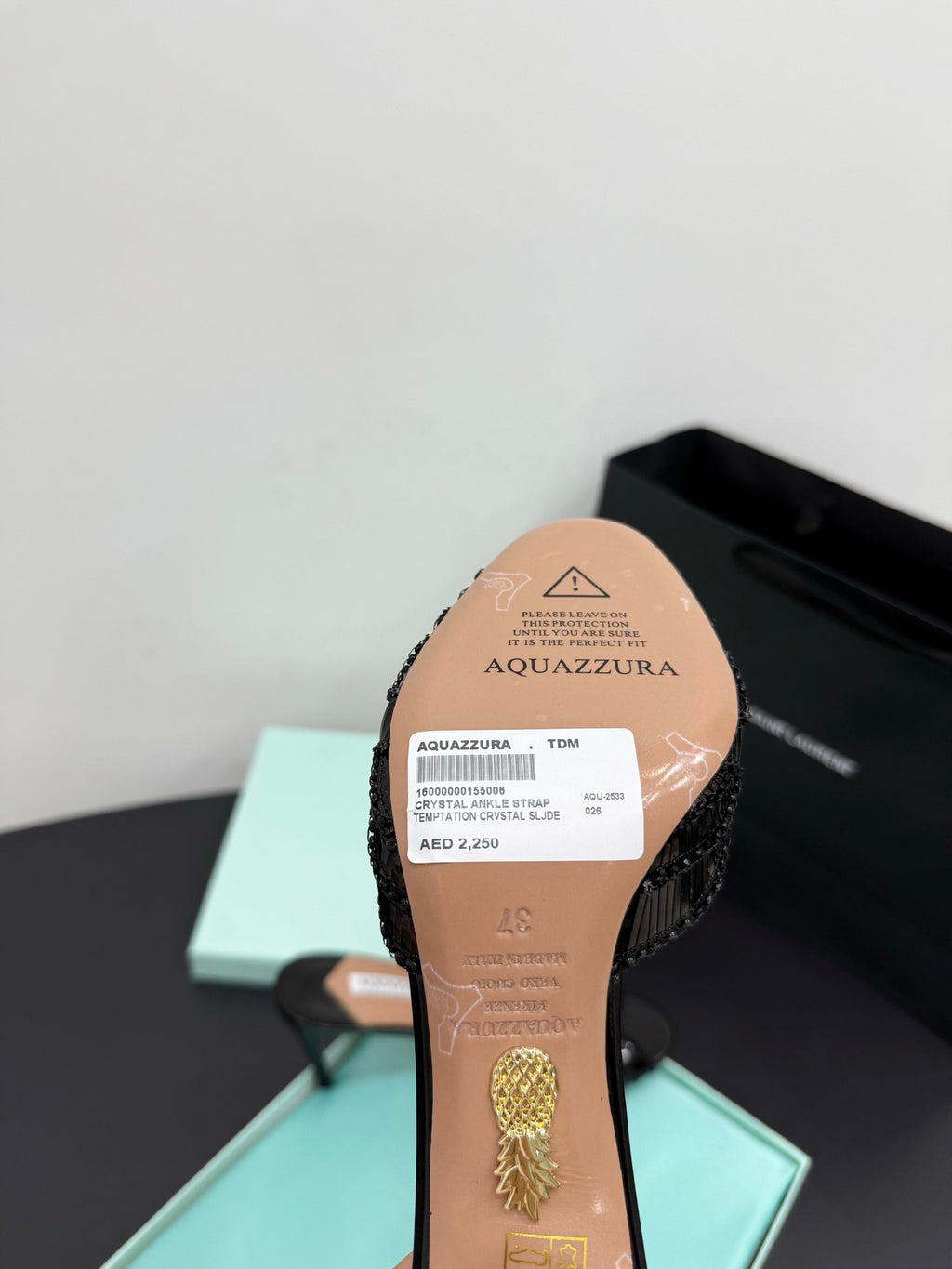 Aquazzura 40.41.42 Black Slides EU 35-42 Edition 2 - detail image 9