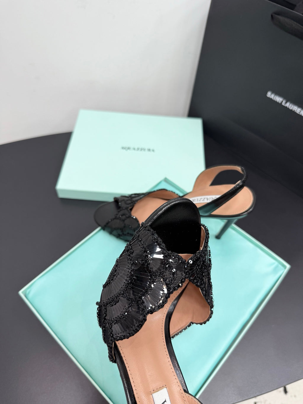 Aquazzura 40.41.42 Black Sandals EU 35-42 Edition 2 - detail image 7
