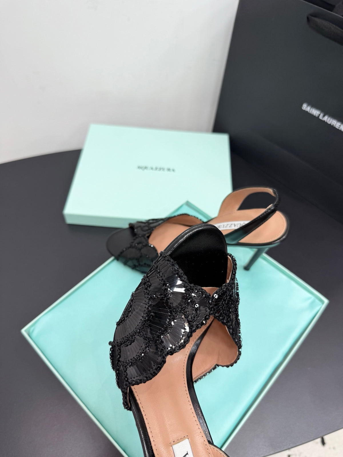 Aquazzura 40.41.42 Black Sandals EU 35-42 Edition 2 - detail image 7