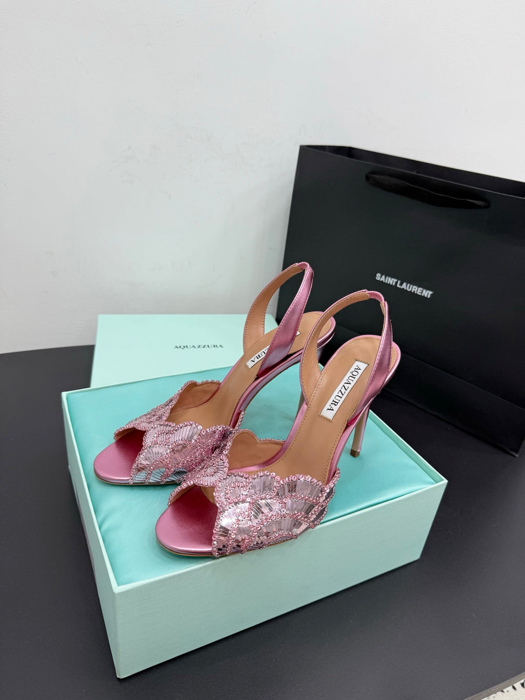 Aquazzura 40.41.42 Black Sandals EU 35-42 - detail image 3