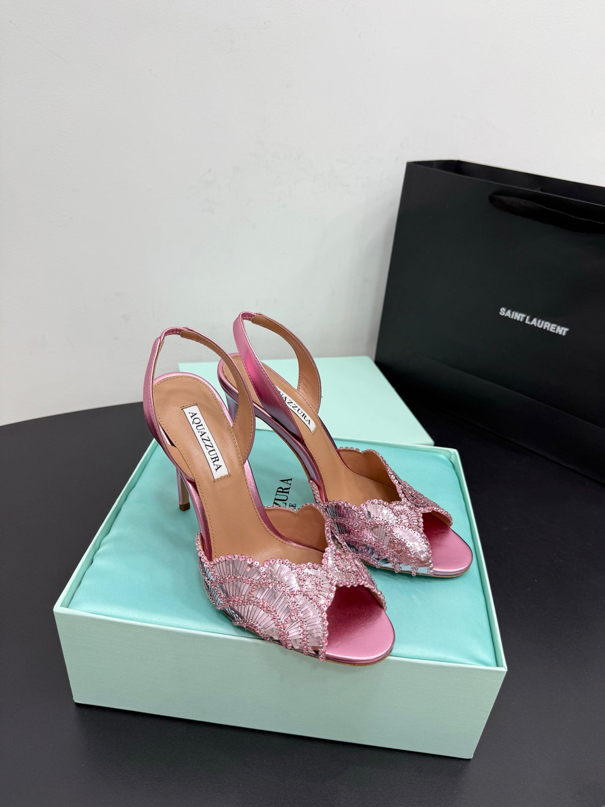Aquazzura 40.41.42 Black Sandals EU 35-42 - detail image 2