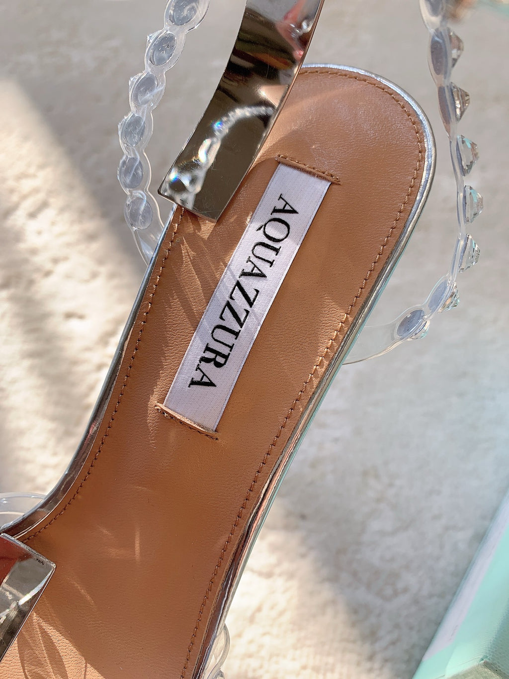 Aquazzura Gray Slides EU 34-42 - detail image 3