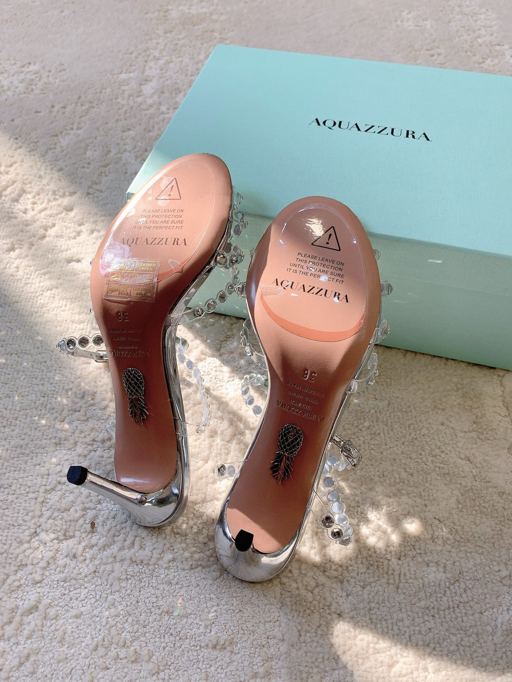 Aquazzura Gray Slides EU 34-42 - detail image 8