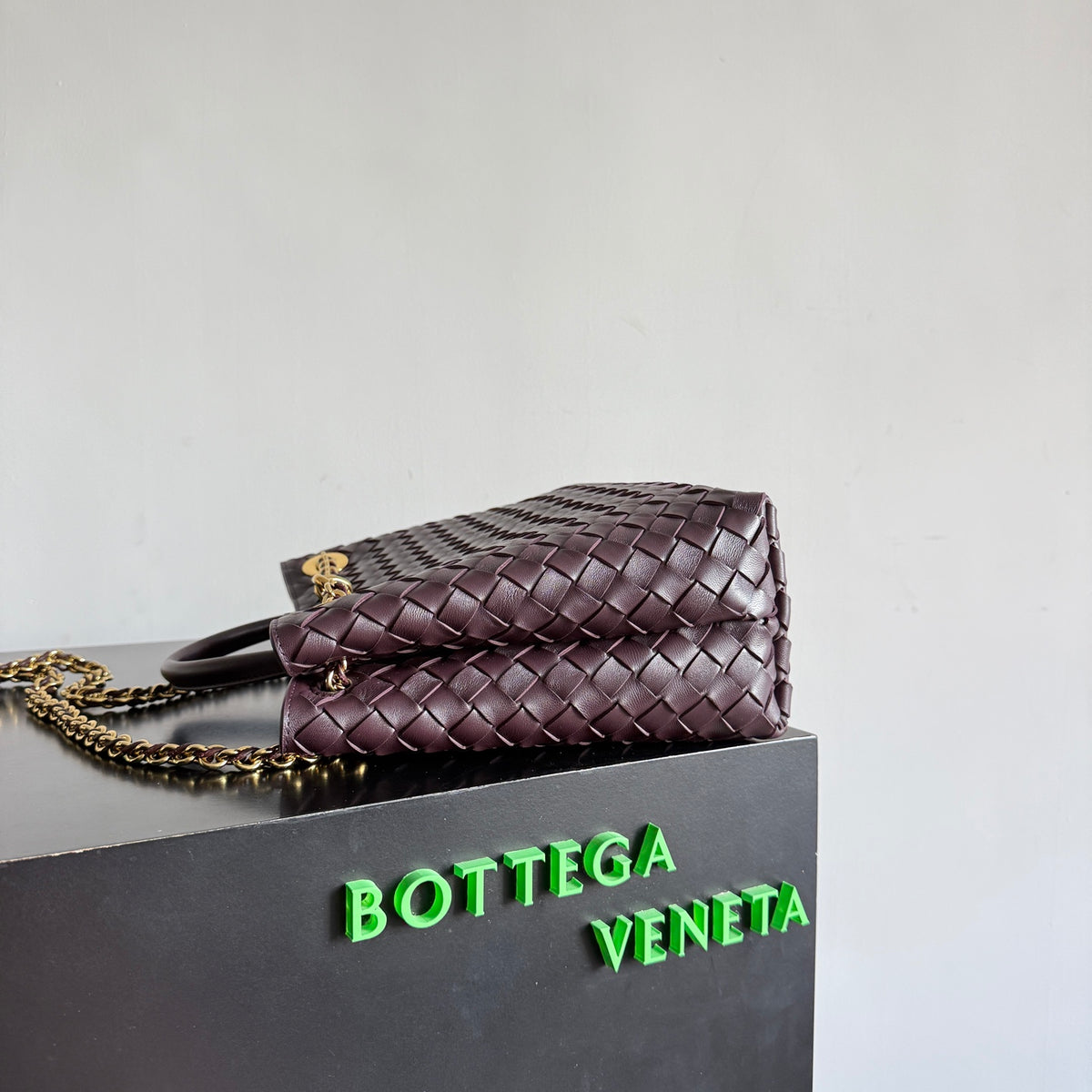Bottega Veneta 786009 Black Chain Bag - detail image 4