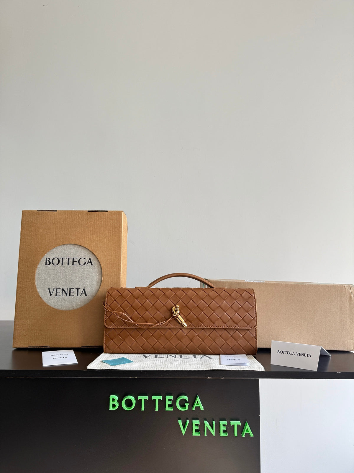 Bottega Veneta Black & Brown Designer Handbag Edition 7