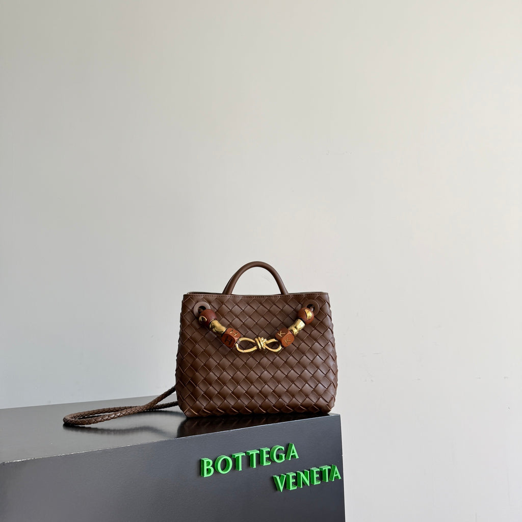 Bottega Veneta 743568 Black & Brown Designer Handbag
