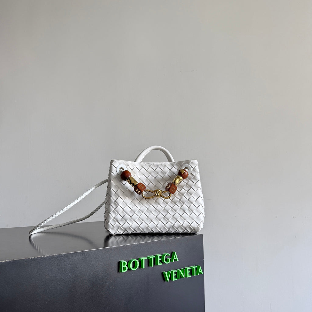 Bottega Veneta 743568 White Designer Handbag