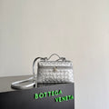 Bottega Veneta 789109 Silver Designer Handbag
