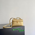 Bottega Veneta 789109 Gold & Rose Gold Designer Handbag