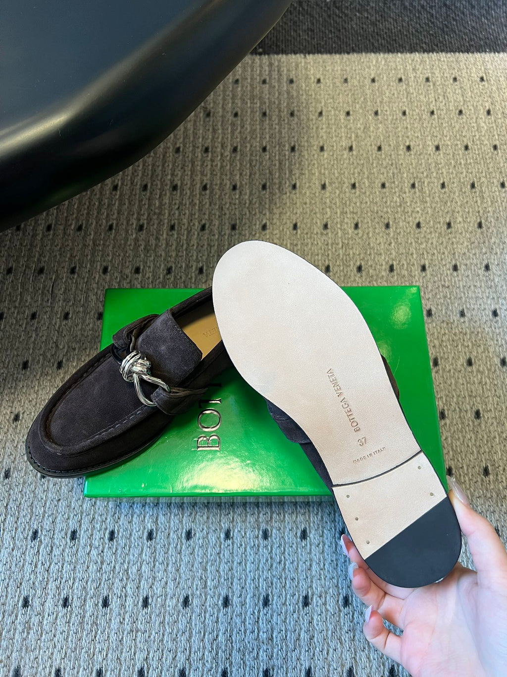 Bottega Veneta Black & Brown Loafers EU 35-40 - detail image 4