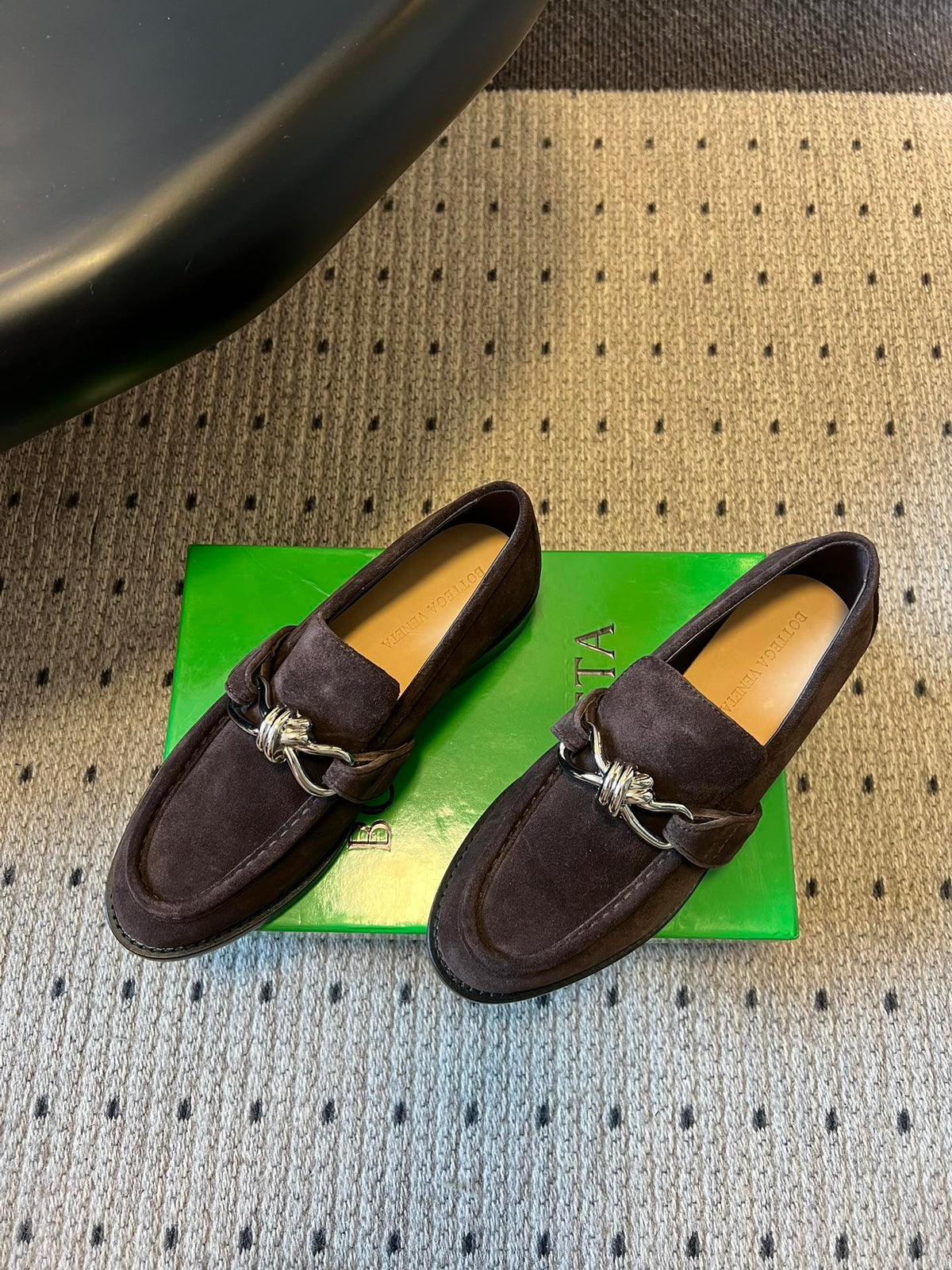 Bottega Veneta Black & Brown Loafers EU 35-40 - detail image 2