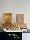 Bottega Veneta Gold Designer Wallet
