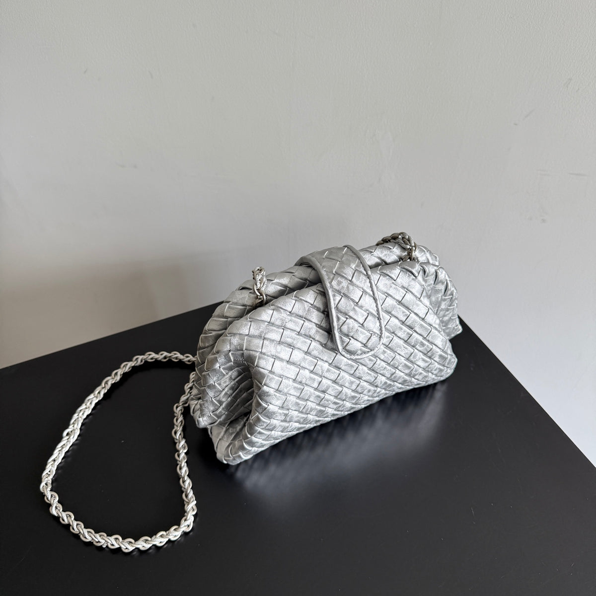 Bottega Veneta 804038 Black Clutch Bag - detail image 4
