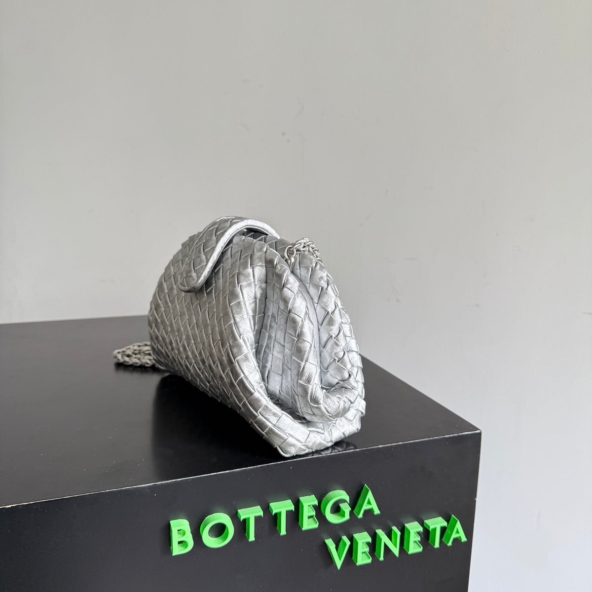 Bottega Veneta 804038 Black Clutch Bag - detail image 2