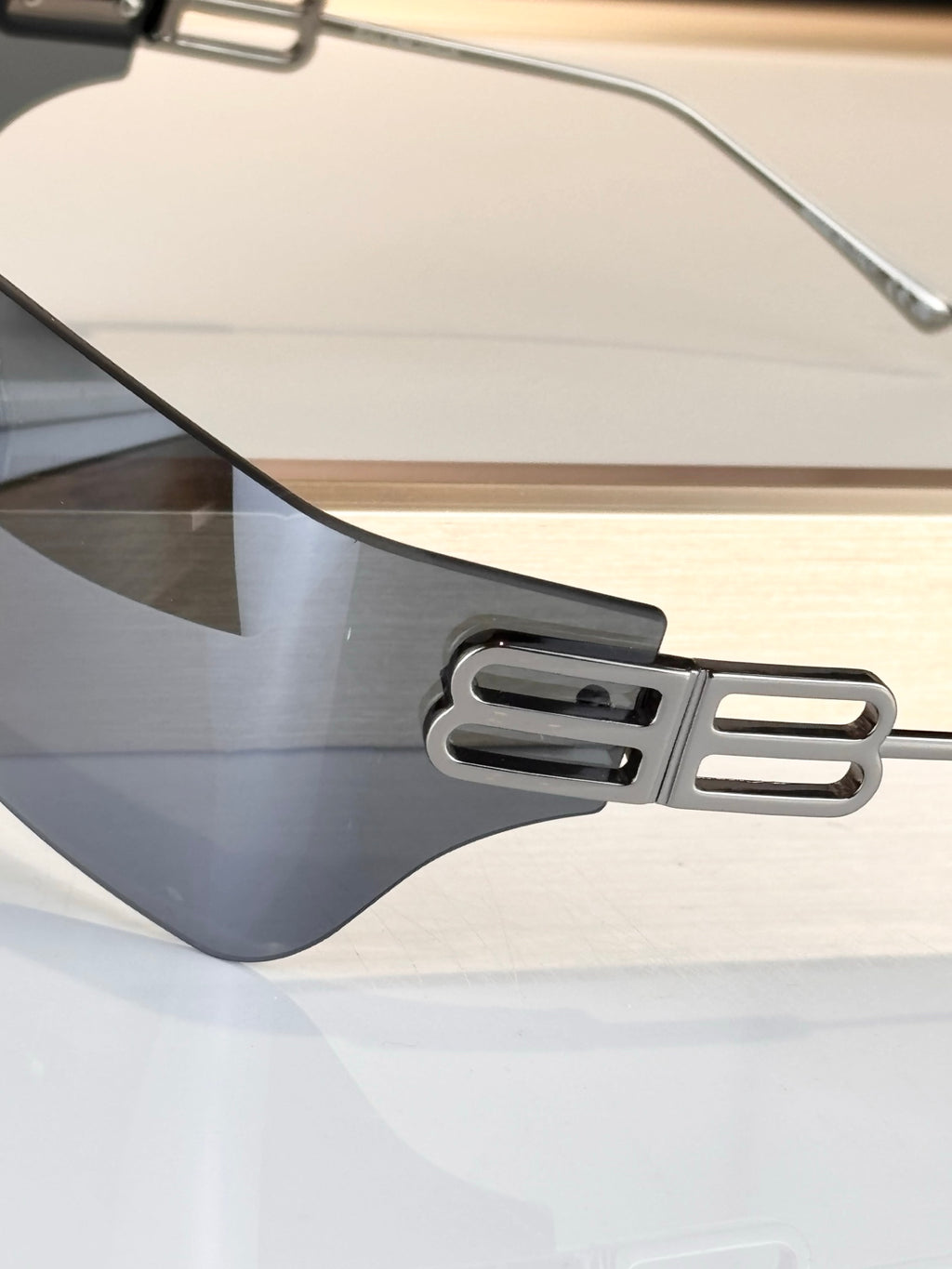 Balenciaga BB0485SA Rose Gold Designer Sunglasses - detail image 8