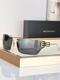 Balenciaga BB0485SA Rose Gold Designer Sunglasses