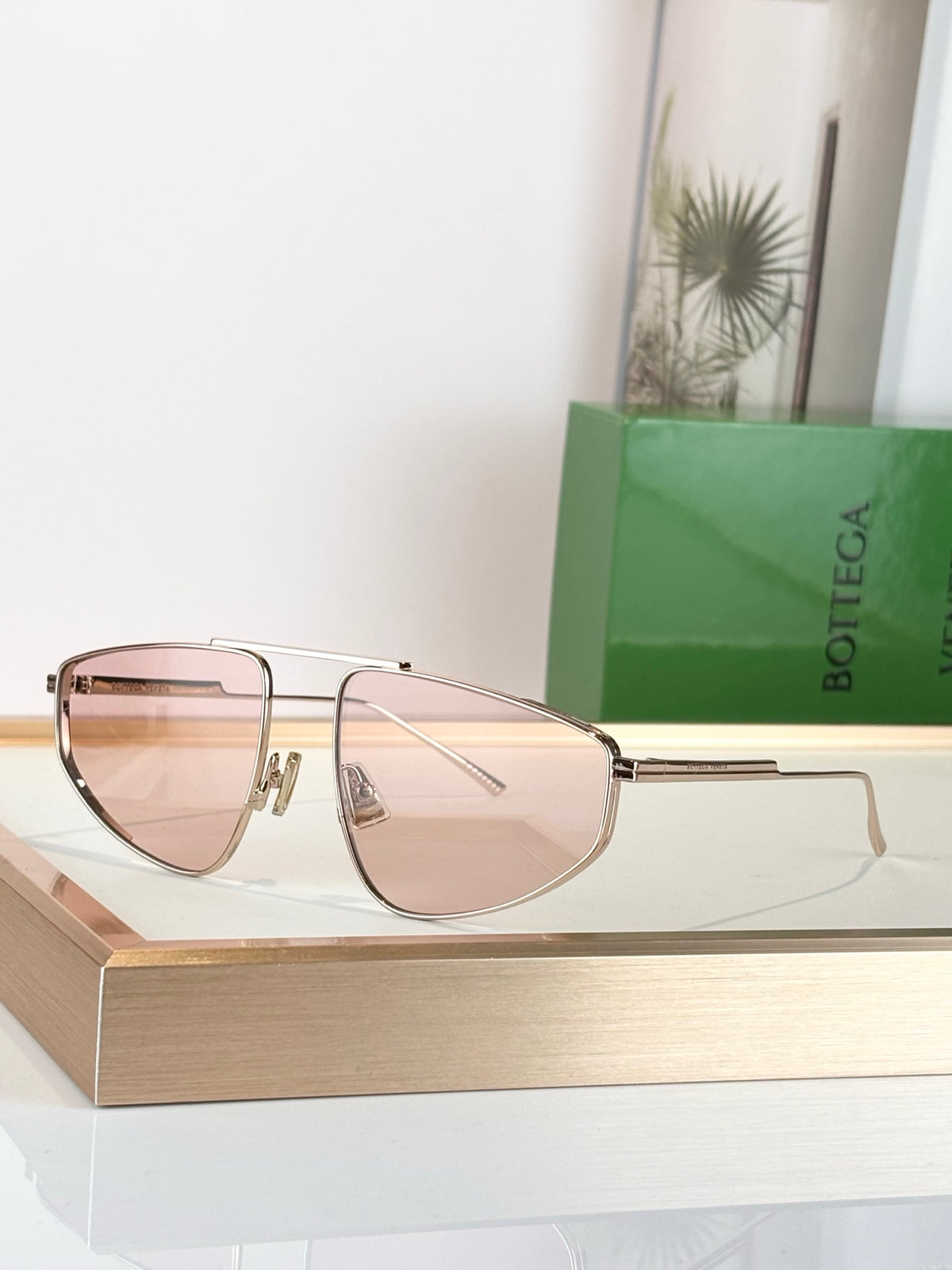 Bottega Veneta BV1466S Green Designer Sunglasses 59-19-140 mm - detail image 9