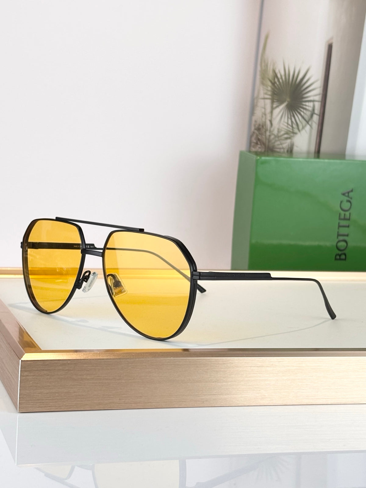 Bottega Veneta BV1465S Rose Gold Designer Sunglasses 60-19-140 mm - detail image 6