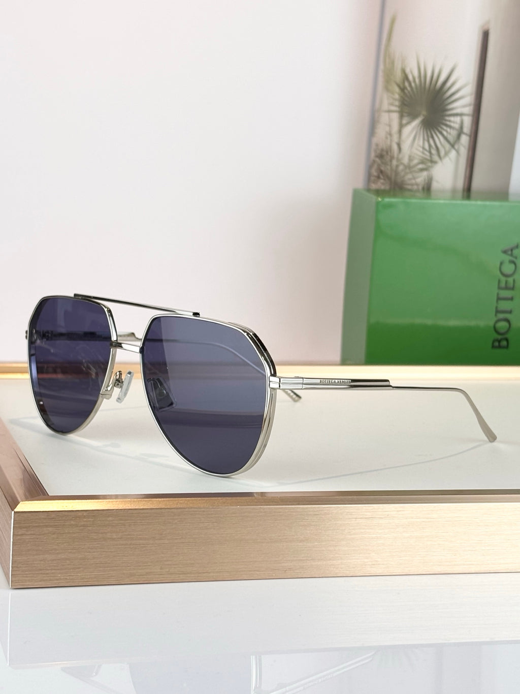 Bottega Veneta BV1465S Rose Gold Designer Sunglasses 60-19-140 mm - detail image 7