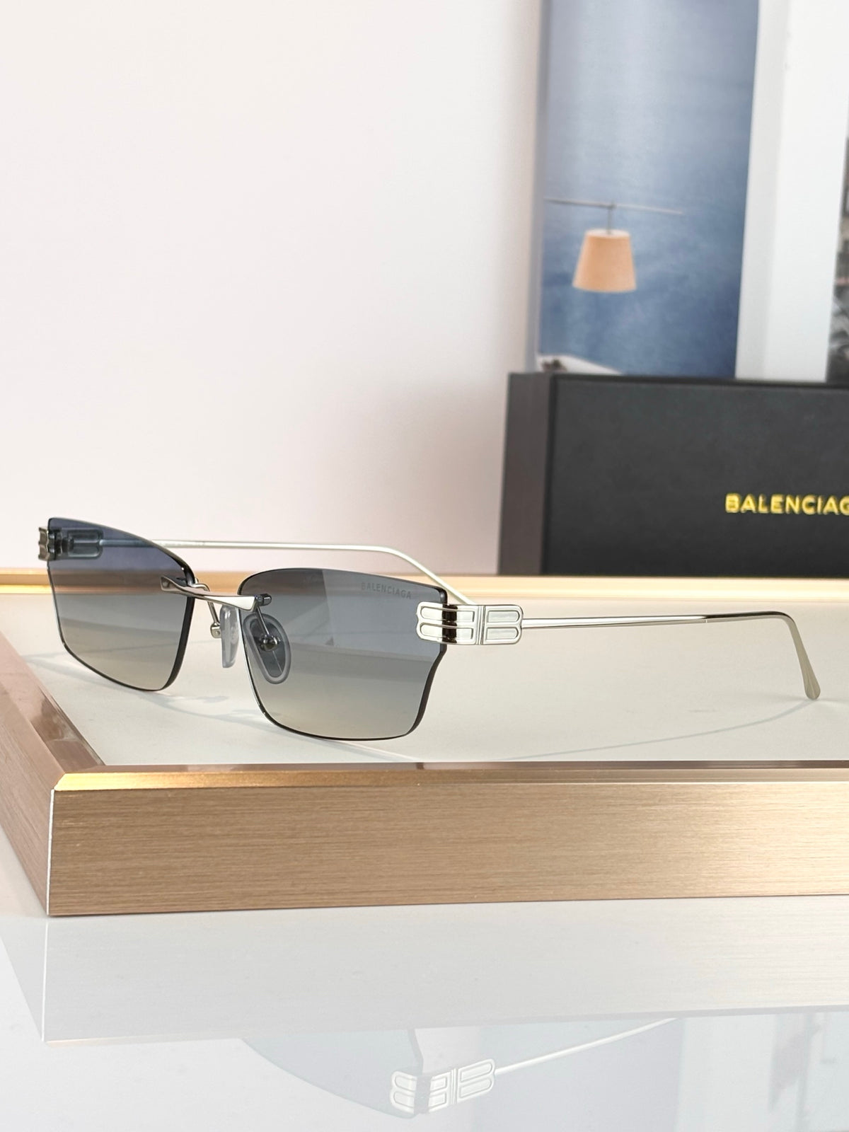 Balenciaga BB0487S Rose Gold Designer Sunglasses 61-17-145 mm