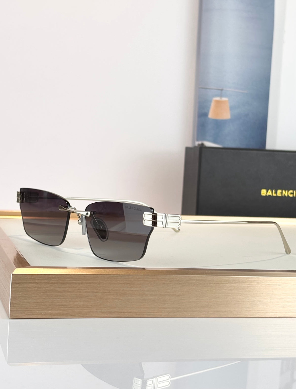 Balenciaga BB0487S Rose Gold Designer Sunglasses 61-17-145 mm - detail image 3