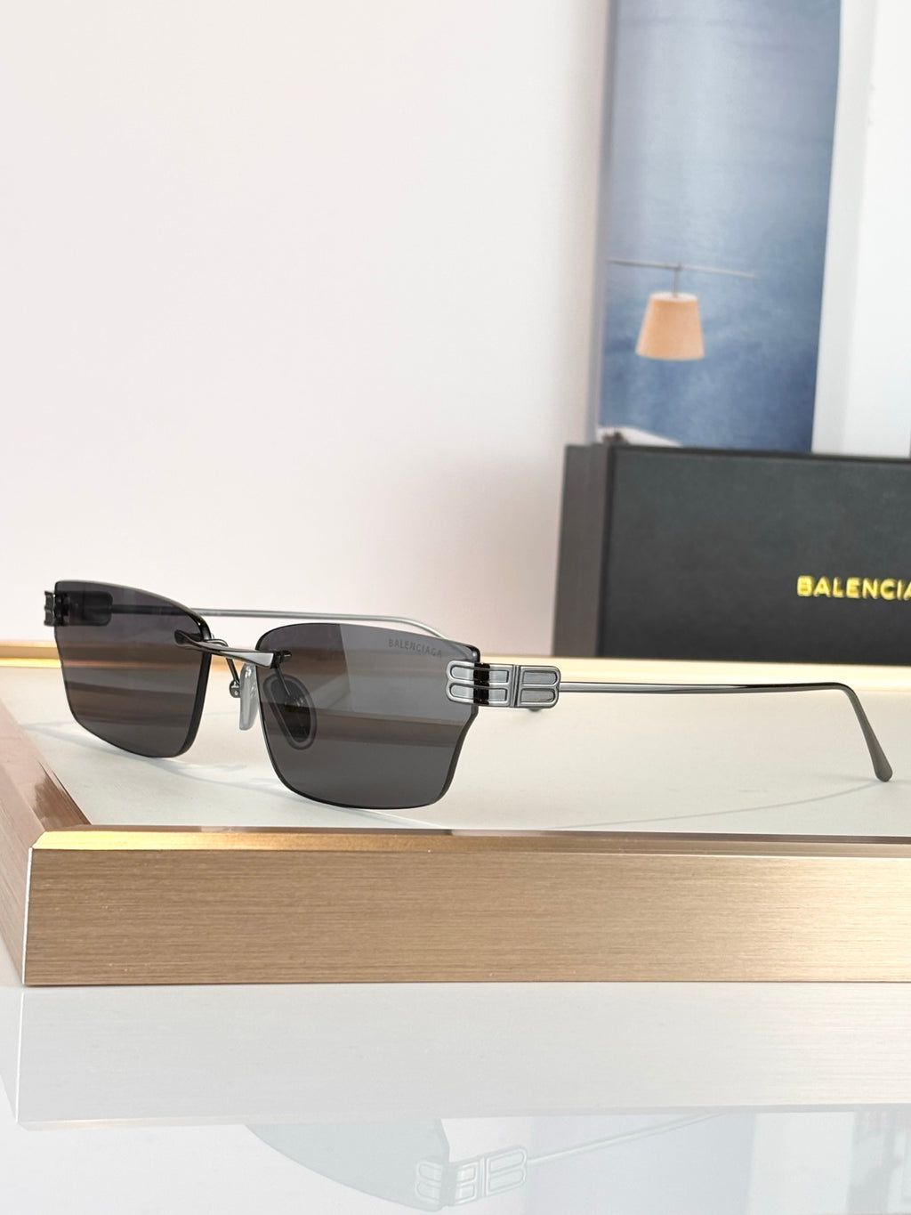 Balenciaga BB0487S Rose Gold Designer Sunglasses 61-17-145 mm - detail image 7