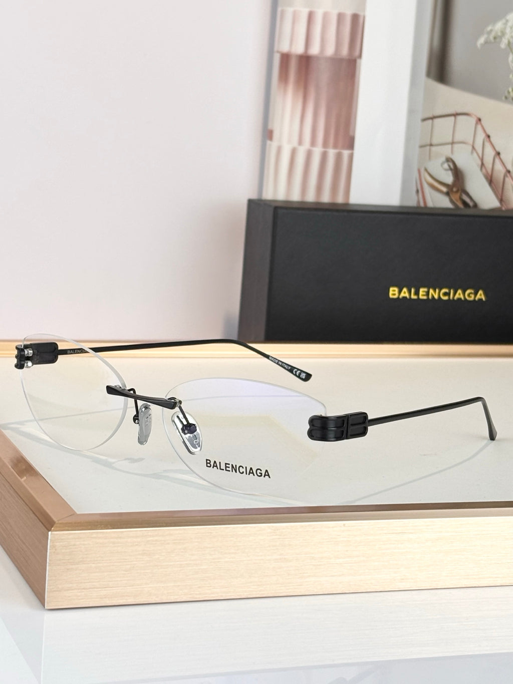 Balenciaga BB0486S Black Designer Sunglasses 61-17-145 mm - detail image 6