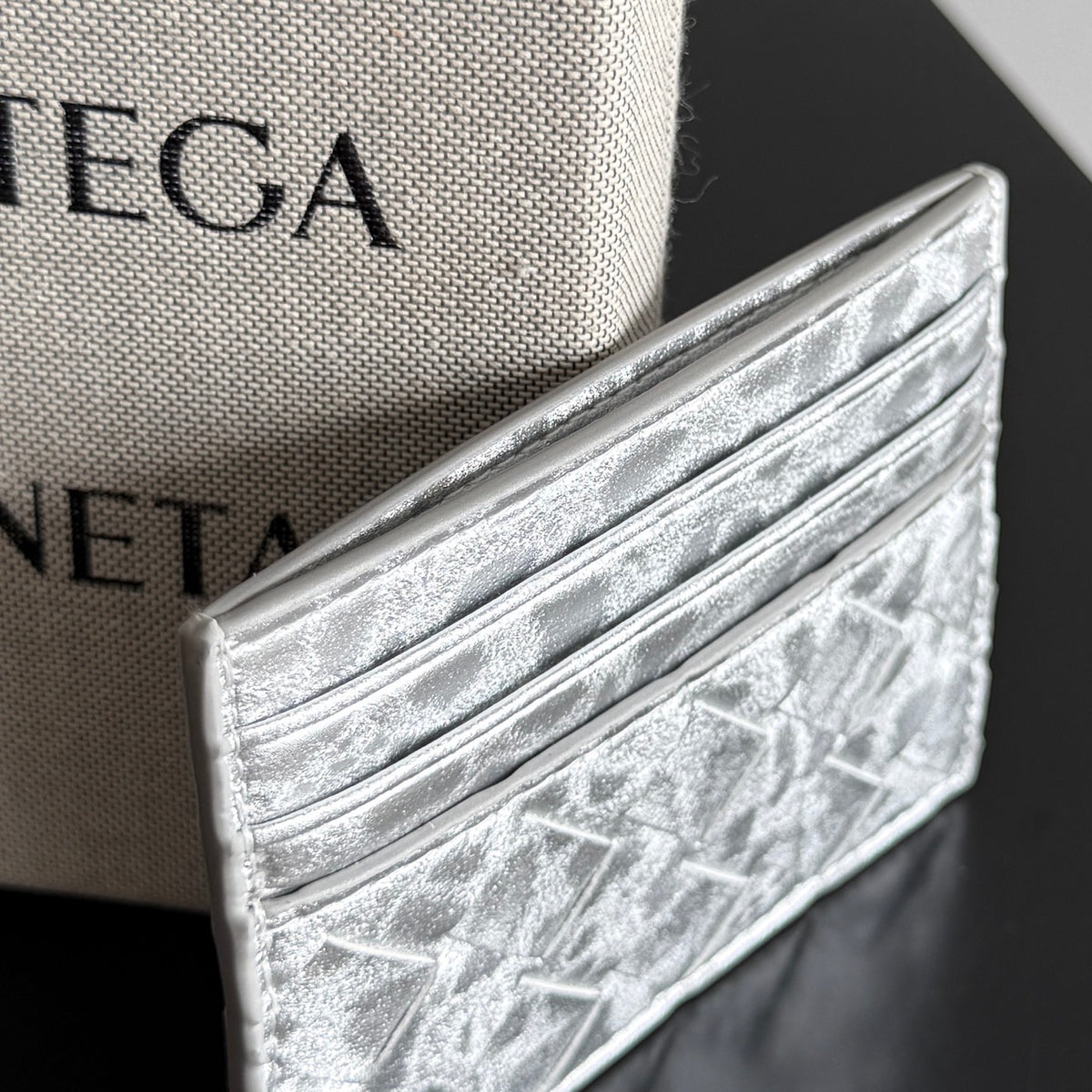 Bottega Veneta 743209 Black Card Holder - detail image 4