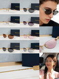 Balenciaga BB0486S Black & Rose Gold Designer Sunglasses 61-17-145 mm