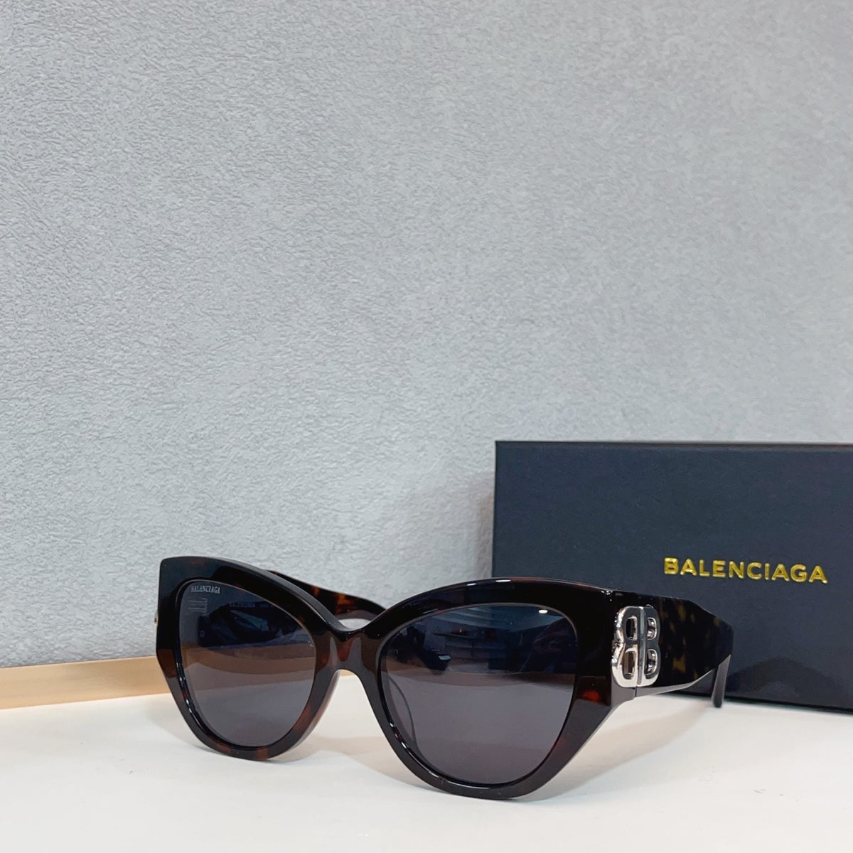 Balenciaga BB0322SK Black & Blue Designer Sunglasses 55-19-135 mm - detail image 6