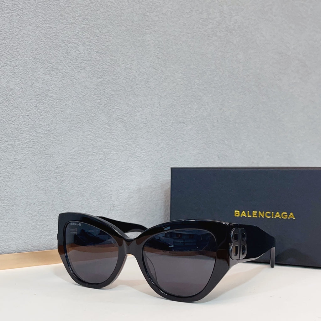 Balenciaga BB0322SK Black & Blue Designer Sunglasses 55-19-135 mm - detail image 2