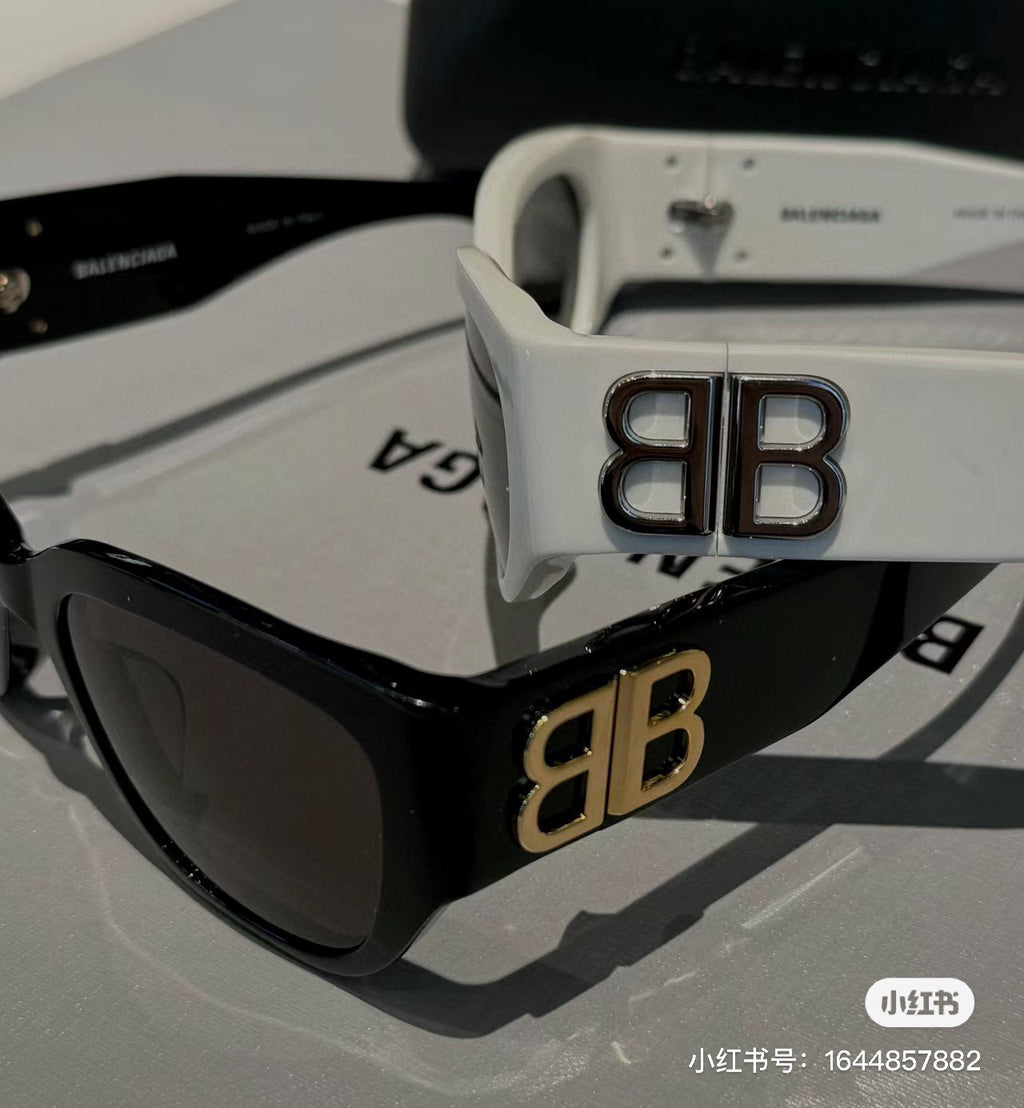 Balenciaga BB0323SK Black & Rose Gold Designer Sunglasses 55-19-125 mm - detail image 8