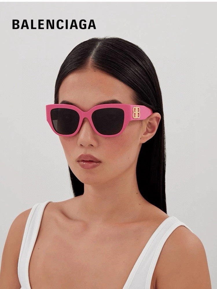 Balenciaga BB0323SK Black & Rose Gold Designer Sunglasses 55-19-125 mm - detail image 5