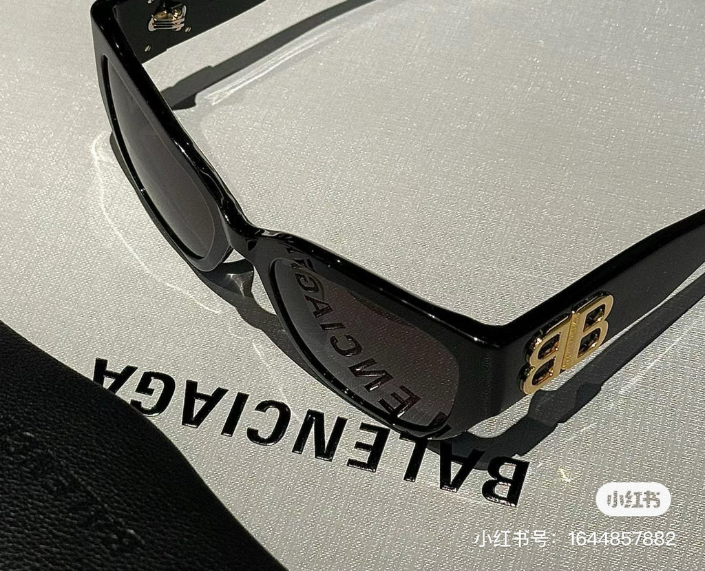 Balenciaga BB0323SK Black & Rose Gold Designer Sunglasses 55-19-125 mm - detail image 9