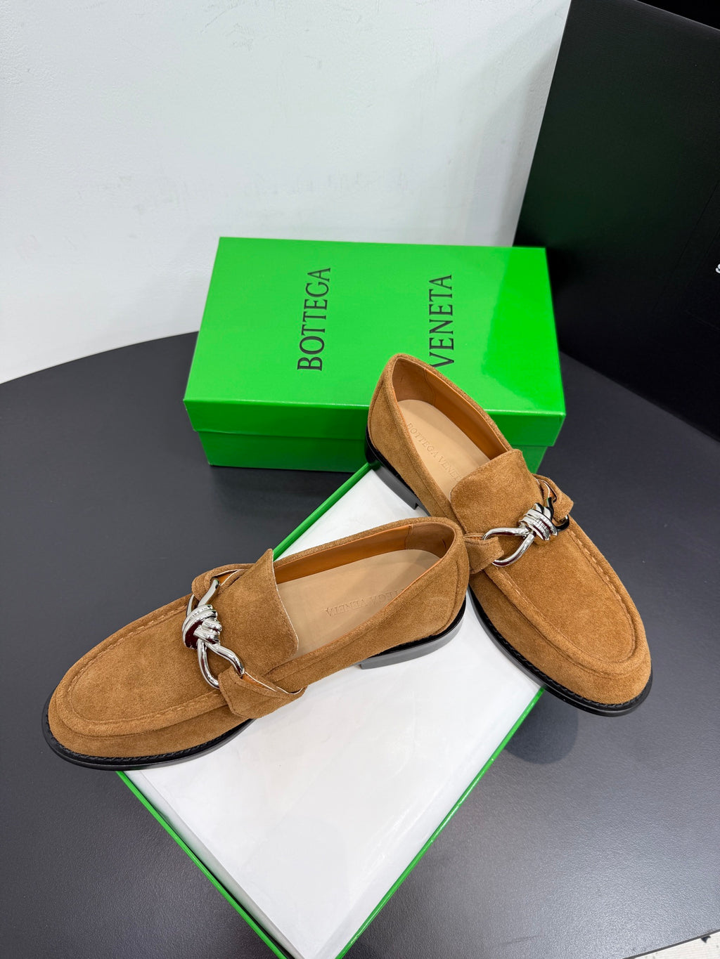 Bottega Veneta Black & Green Designer Shoes EU 35-42 Edition 5 - detail image 5