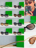 Bottega Veneta BV1440S Green Designer Sunglasses 55-17-145 mm Edition 2