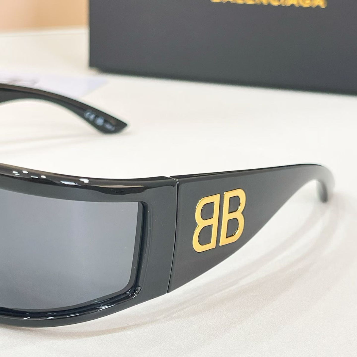 Balenciaga BB0458S Rose Gold Designer Sunglasses - detail image 7